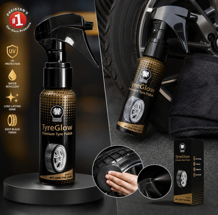 Harris TtreGlow Premium Tyre Polish Black