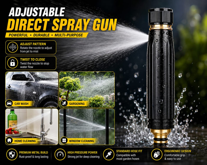 High Pressure Water Spray Gun Nozzle-Car Wash&Garden House