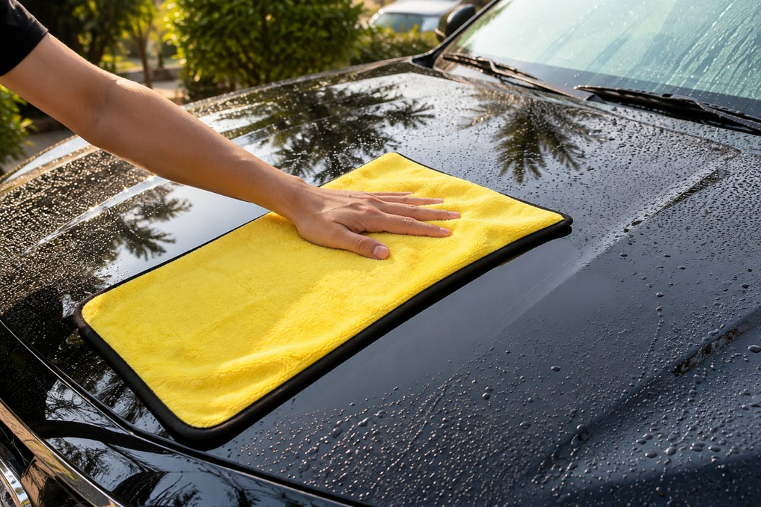 Premium 700 GSM Dual-Sided Microfiber Cleaning Towel – 40×40cm