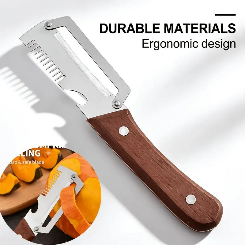 3 In 1 Peeler Knife Stainless Steel -  – Stainless Steel Vegetable and Fruit Slicer