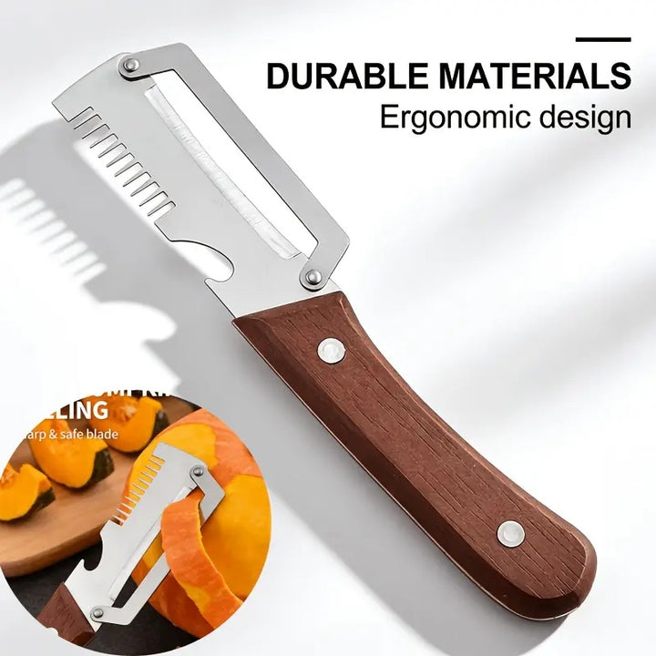3 In 1 Peeler Knife Stainless Steel -  – Stainless Steel Vegetable and Fruit Slicer