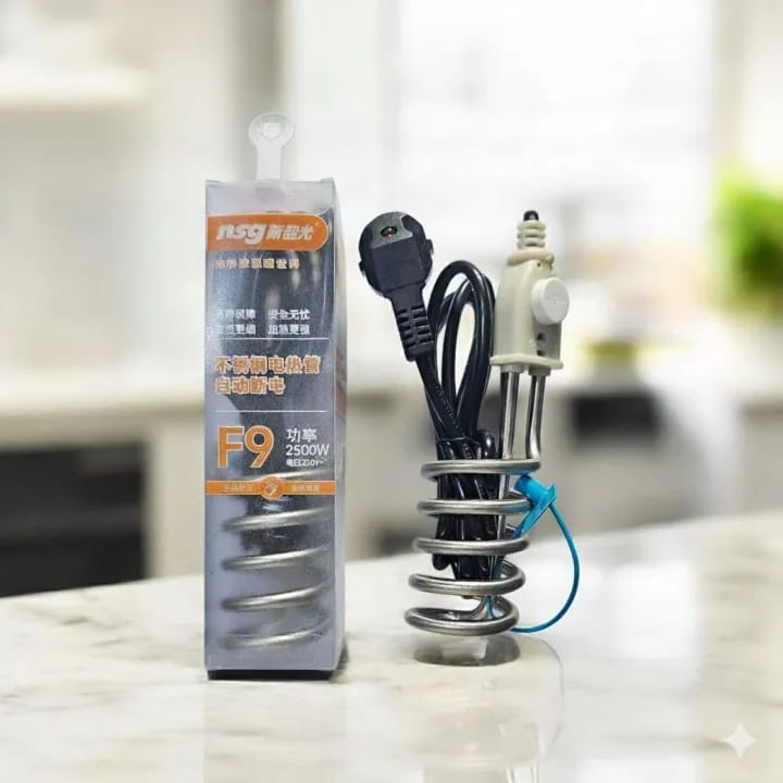 NSG F7 Electric Water Heating Rod 2500W perfect for winter weather  (with box)