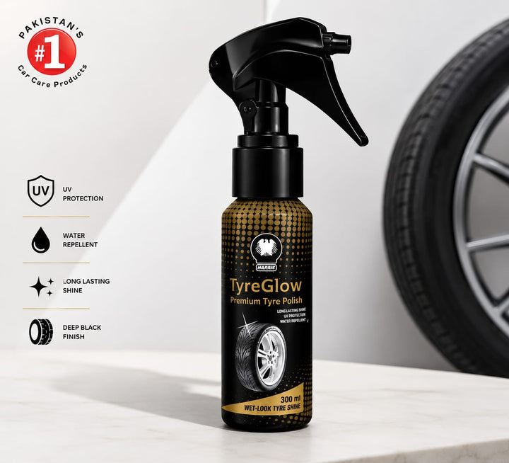 Harris TtreGlow Premium Tyre Polish Black